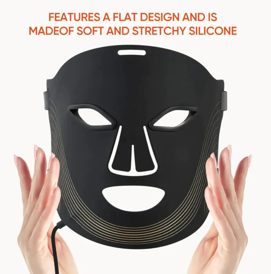 7-Color Wireless LED Therapy Face Mask
